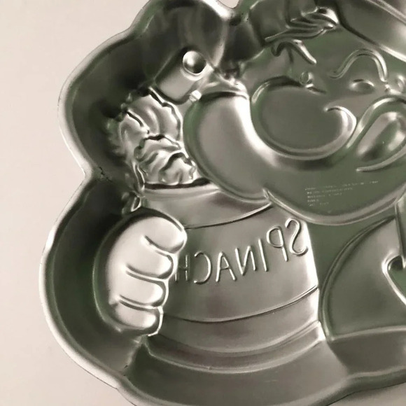 Vintage 1980 Wilton Popeye The Sailor Man  Cake Pan Aluminum 502 1719 - Picture 6 of 12